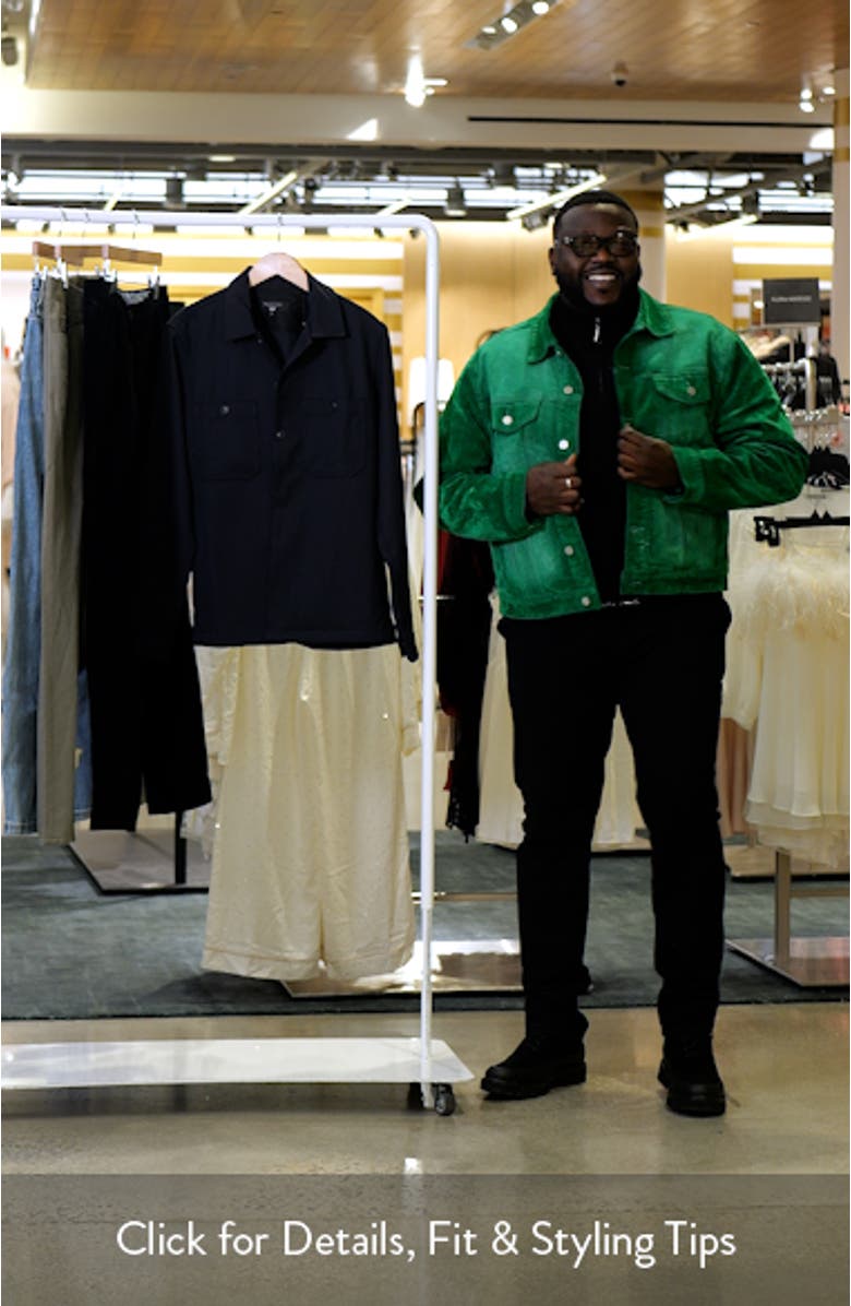 Hyde Wool Blend Twill Shirt Jacket, sales video thumbnail