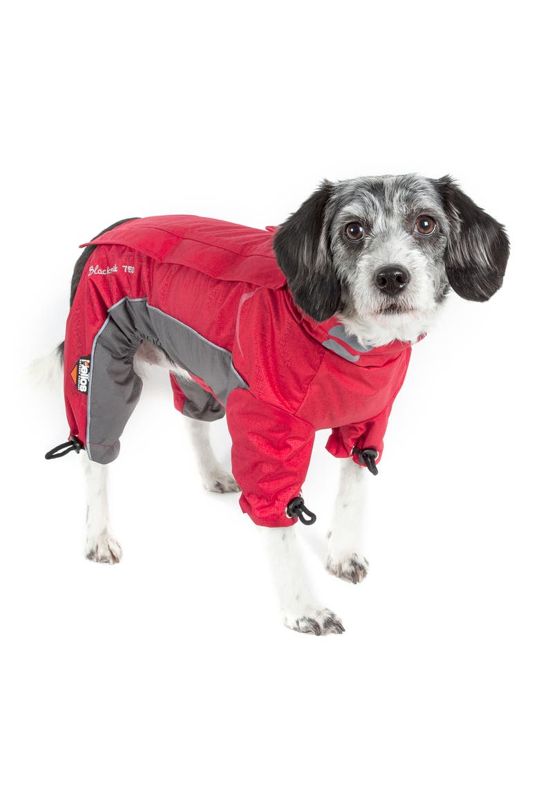 Dog Helios ® Blizzard Full-Bodied Adjustable and 3M Reflective Dog Jacket - Large, Alternate, color, COLA RED