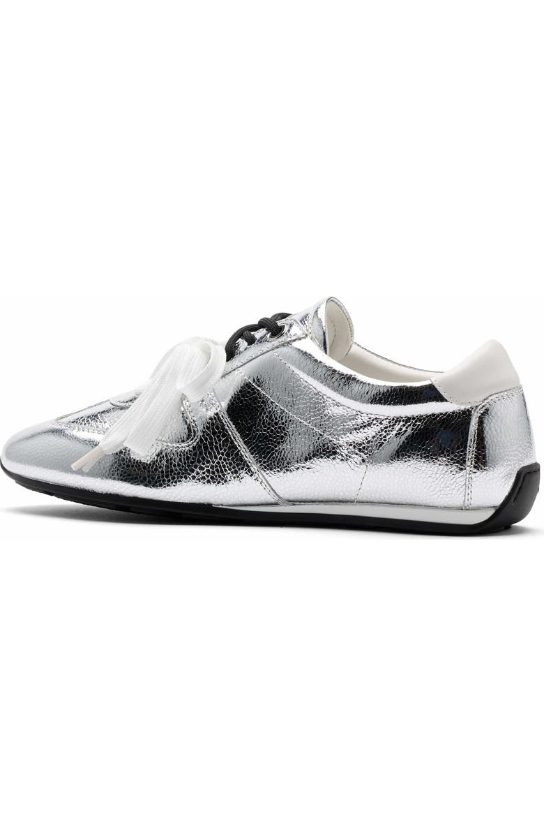 MARC NOLAN Colette Lace-Up Sneakers, Alternate, color, Silver Metallic