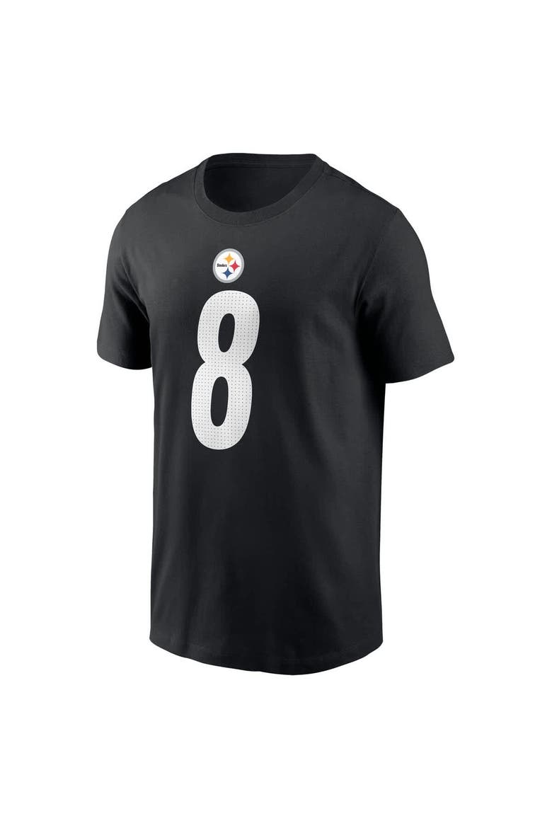 Men's Nike Aaron Rodgers Black Pittsburgh Steelers Name & Number T-Shirt, Alternate, color, Black