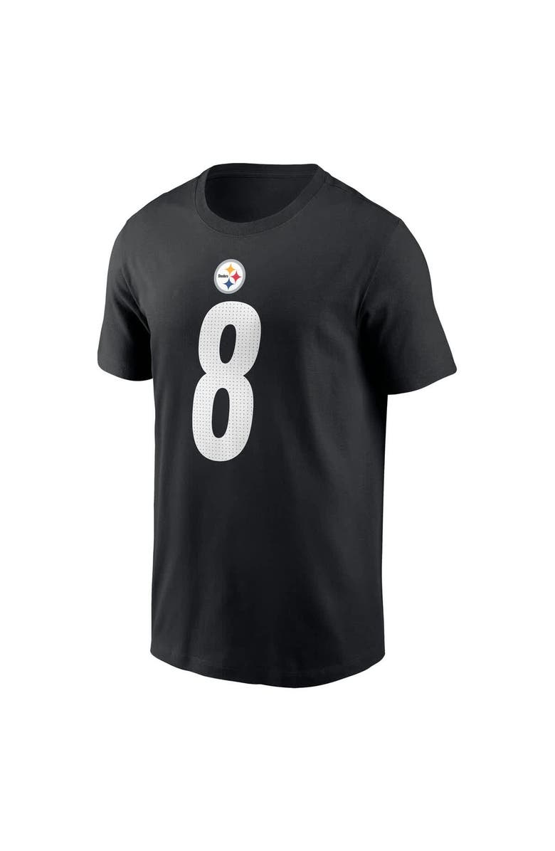 Nike Men's Nike Aaron Rodgers Black Pittsburgh Steelers Name & Number T-Shirt, Alternate, color, Black