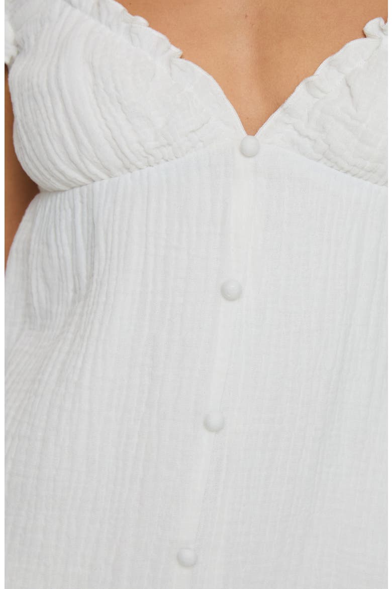 Wittek Cotton Minidress, Alternate, color, WHITE