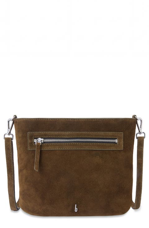 Elizabeth Suede Leather Crossbody Bag