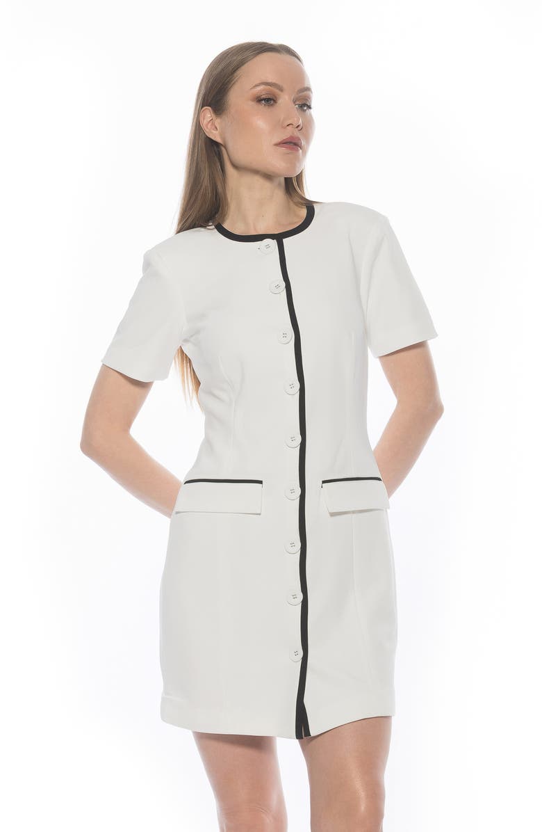 Alexia Admor Elan Sheath Dress, Alternate, color, Ivory