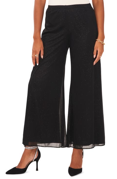 Mesh Palazzo Pants