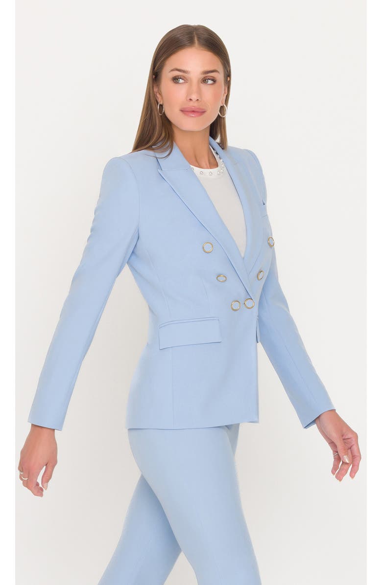 Generation Love Emilio Crepe Blazer, Alternate, color, Light Blue