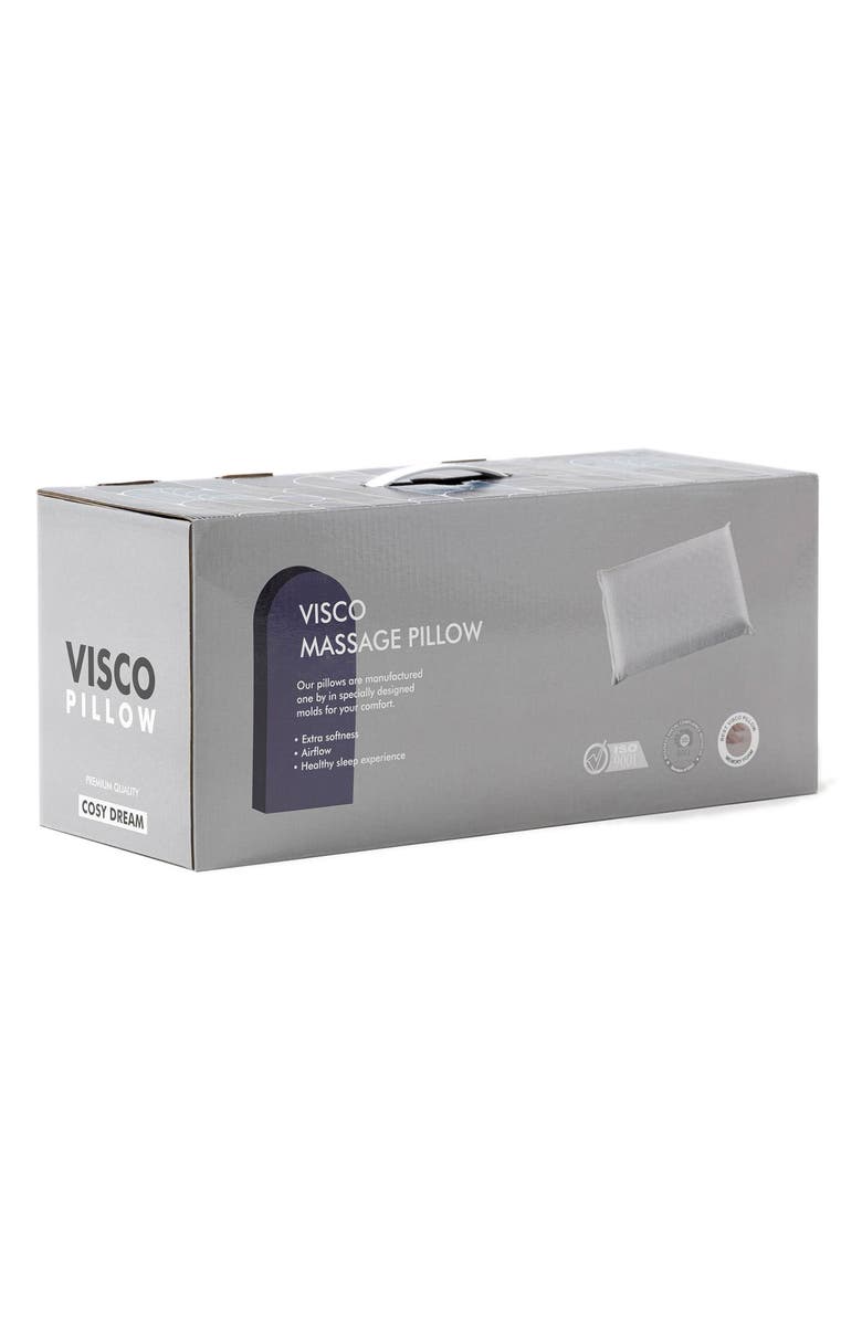 DePera Visco Massage Pillow, Alternate, color, White