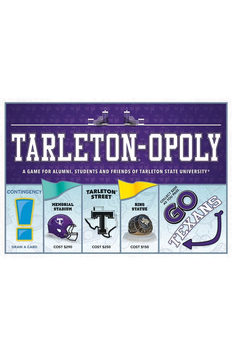 Late for the Sky University Tarletonopoly Monopoly Board Game, Main, color, Multicolored