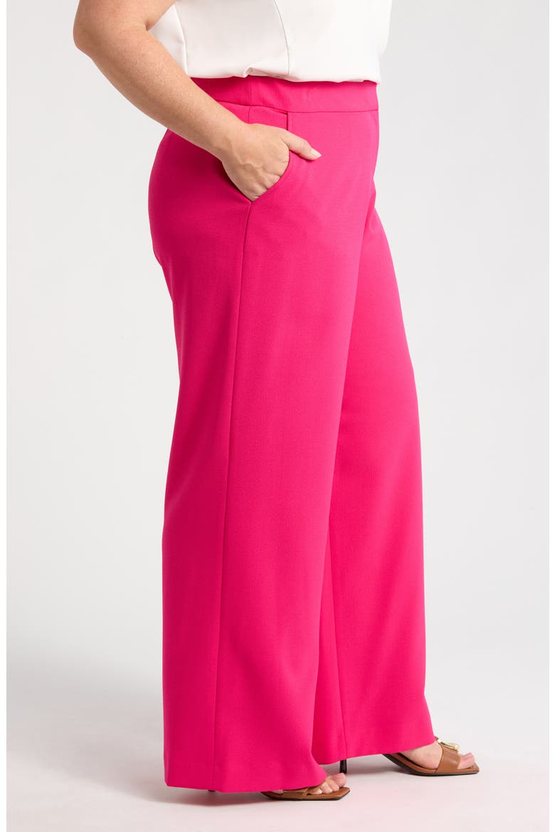 Wide Leg Pants, Alternate, color, RASPBERRY