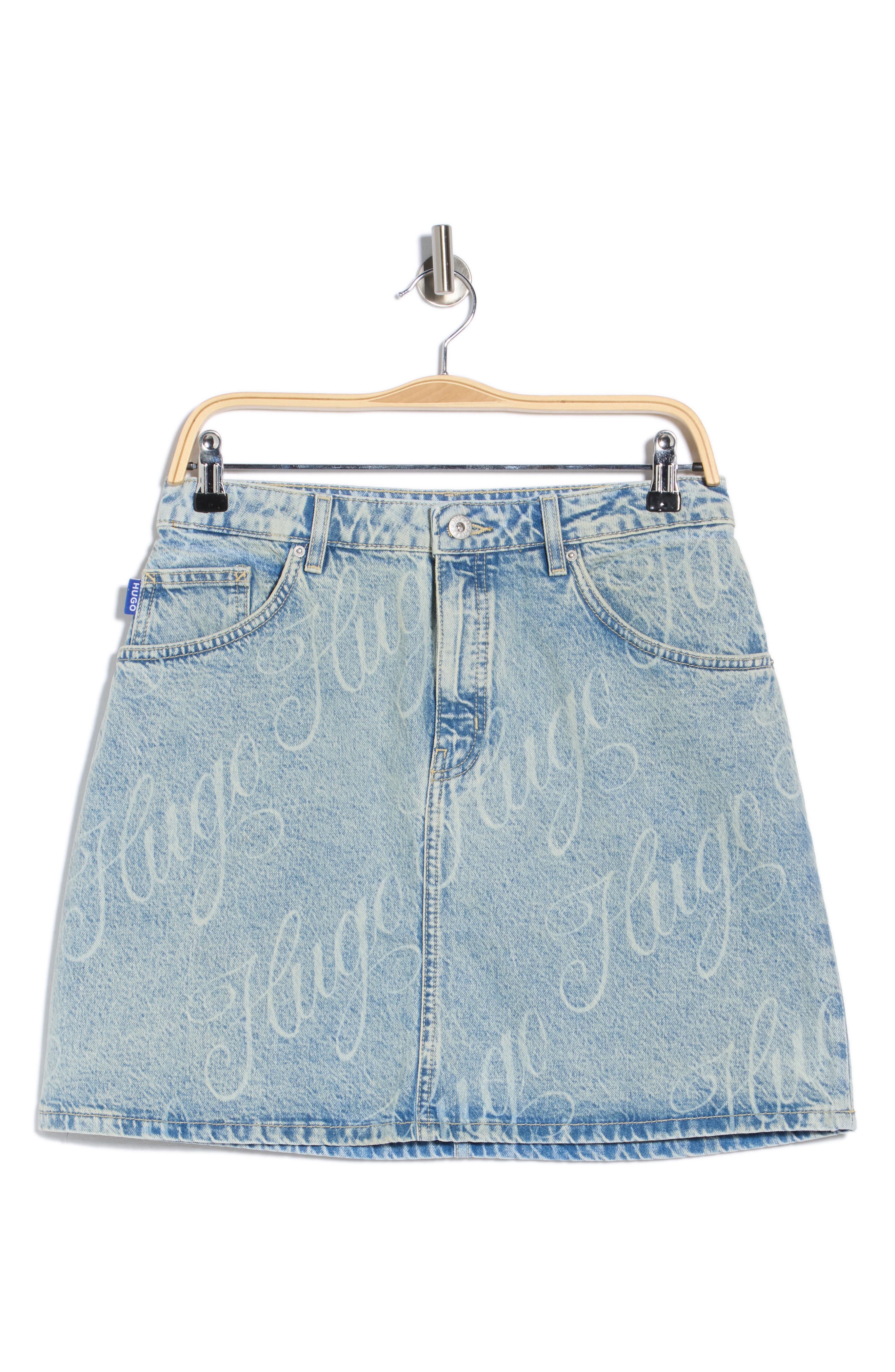 BOSS Gami Denim Skirt