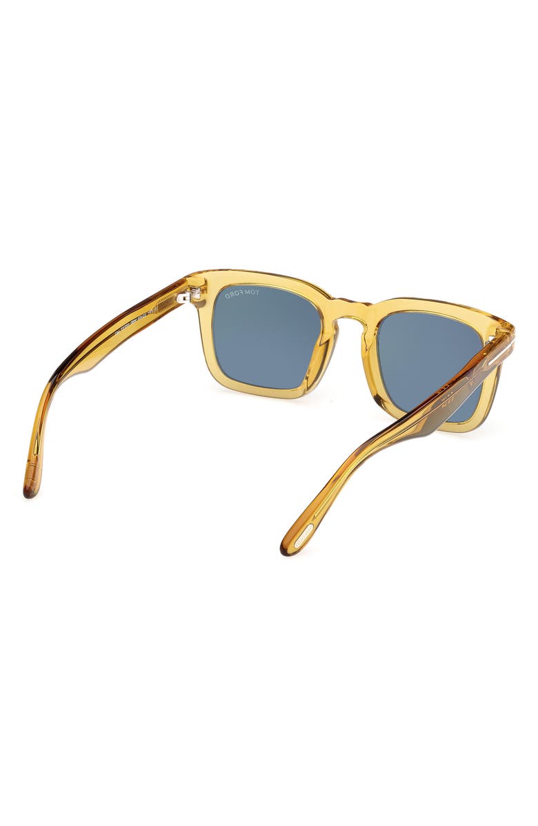 TOM FORD Dax 50mm Square Sunglasses, Alternate, color, 