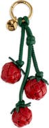 Madewell Woven Tomato Leather Bag Charm