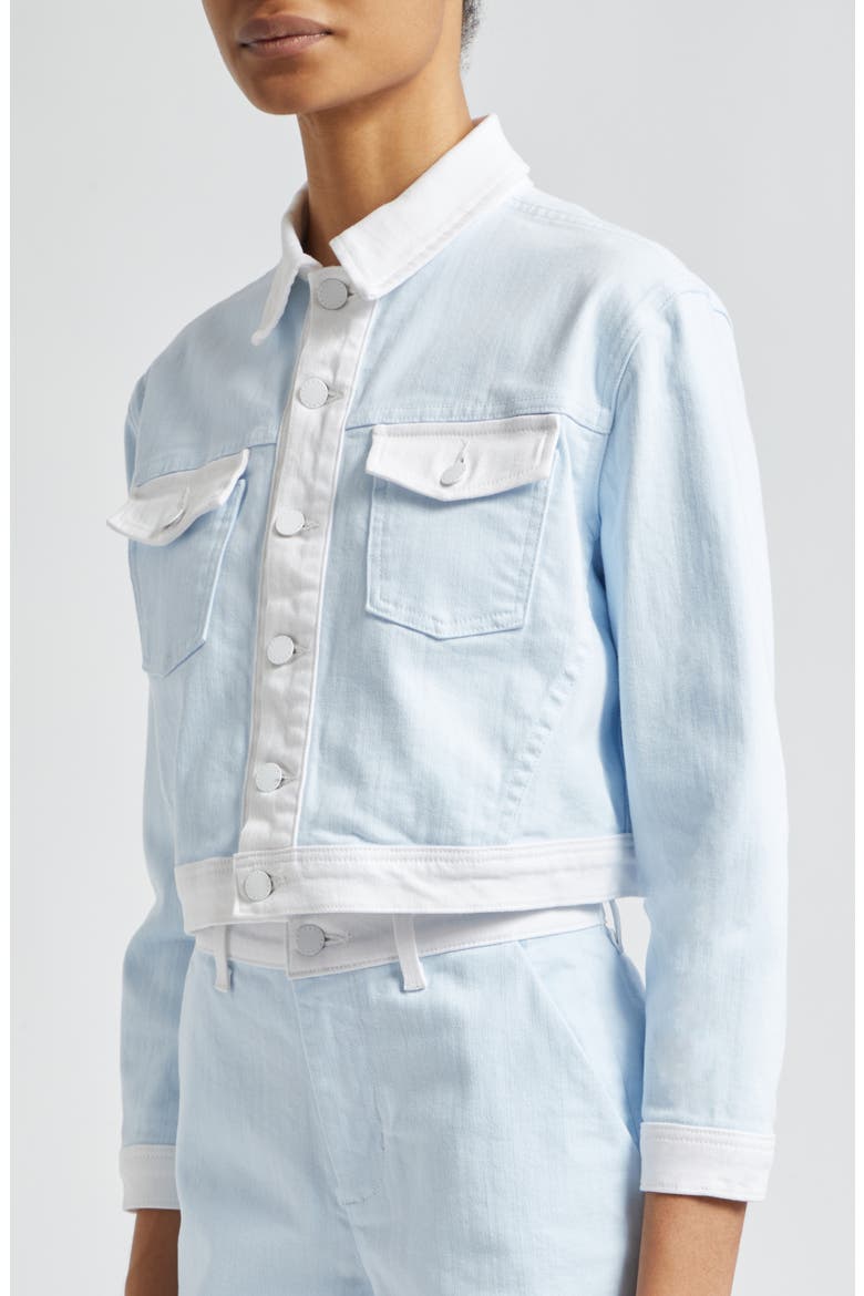 Koda Colorblock Crop Jacket, Alternate, color, ICE WATER