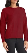 Jones New York Mixed Stitch Cotton Blend Sweater
