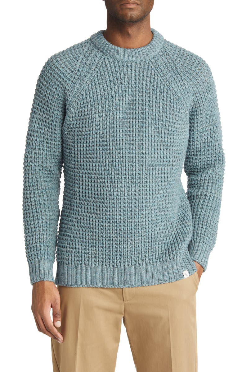 PEREGRINE Men's Wool Waffle Knit Sweater, Main, color,