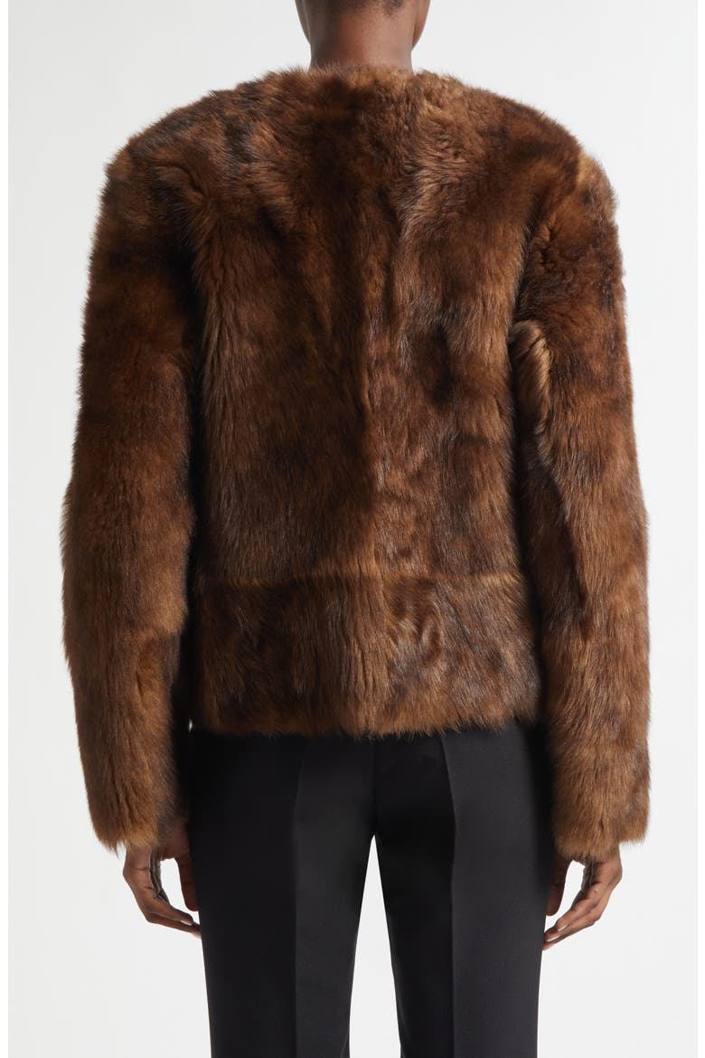 Hypnotic Tip Genuine Shearling Jacket, Alternate, color, TOFFEE
