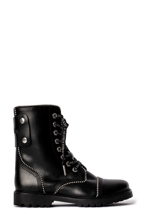 Water Resistant Combat Boot (Women)