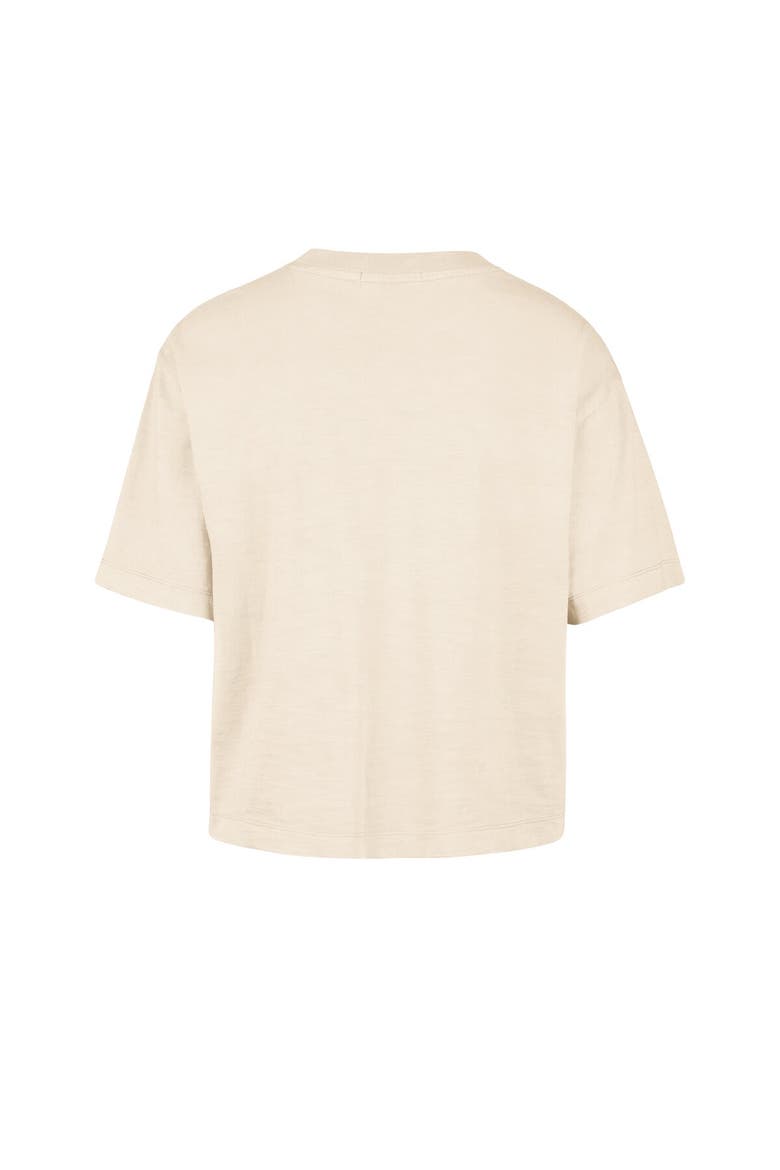 Women's '47  Natural Philadelphia Eagles Cropped Mindi Slub T-Shirt, Alternate, color, Natural