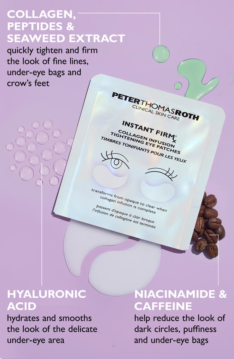 Peter Thomas Roth Instant FirmX Collagen-Infusion Tightening Eye Patches, Alternate, color, 