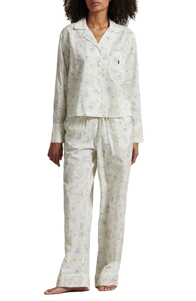 Polo Ralph Lauren Cotton Pajamas, Main, color, Botanical Floral