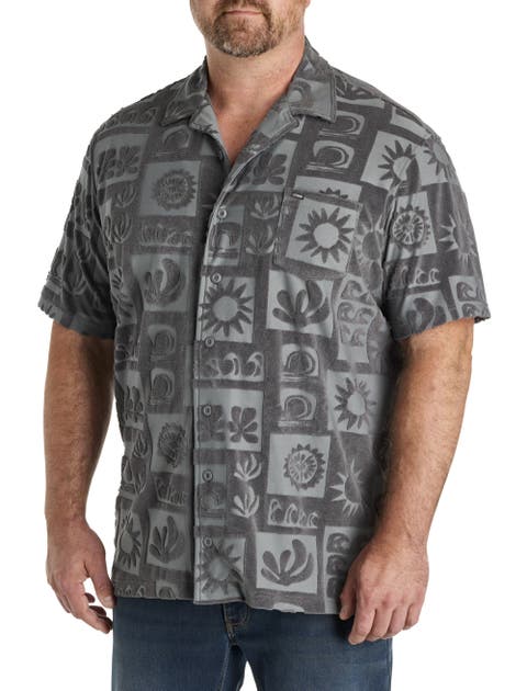 Big & Tall O'Riginals Era Jacquard Knit Sport Shirt