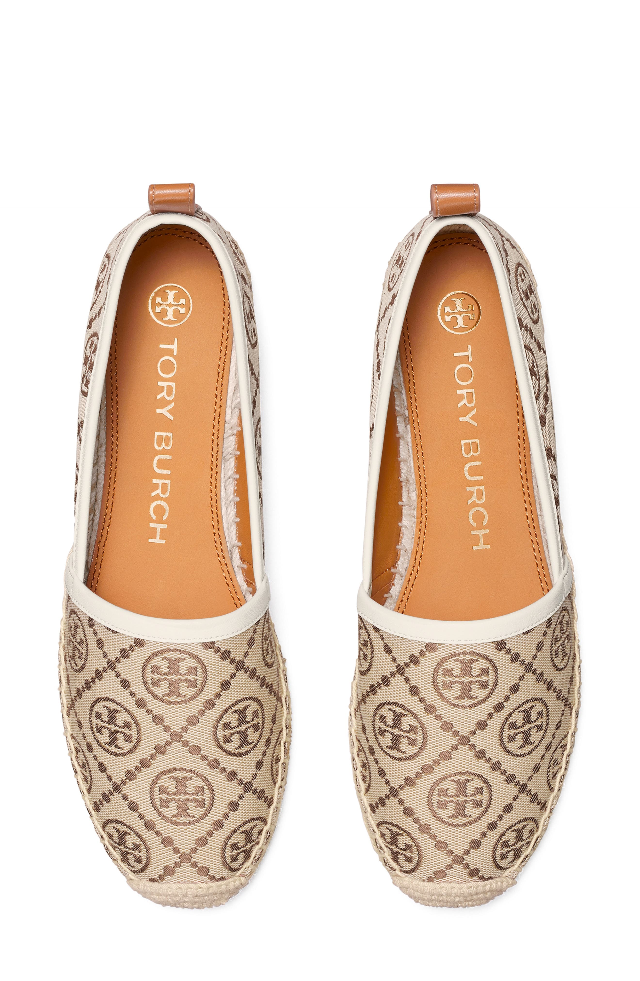 Tory Burch T Monogram Espadrille Flat, Alternate, color, 