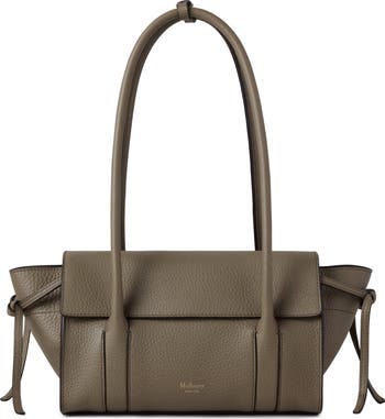 Mini Soft Bayswater Grained Leather Satchel