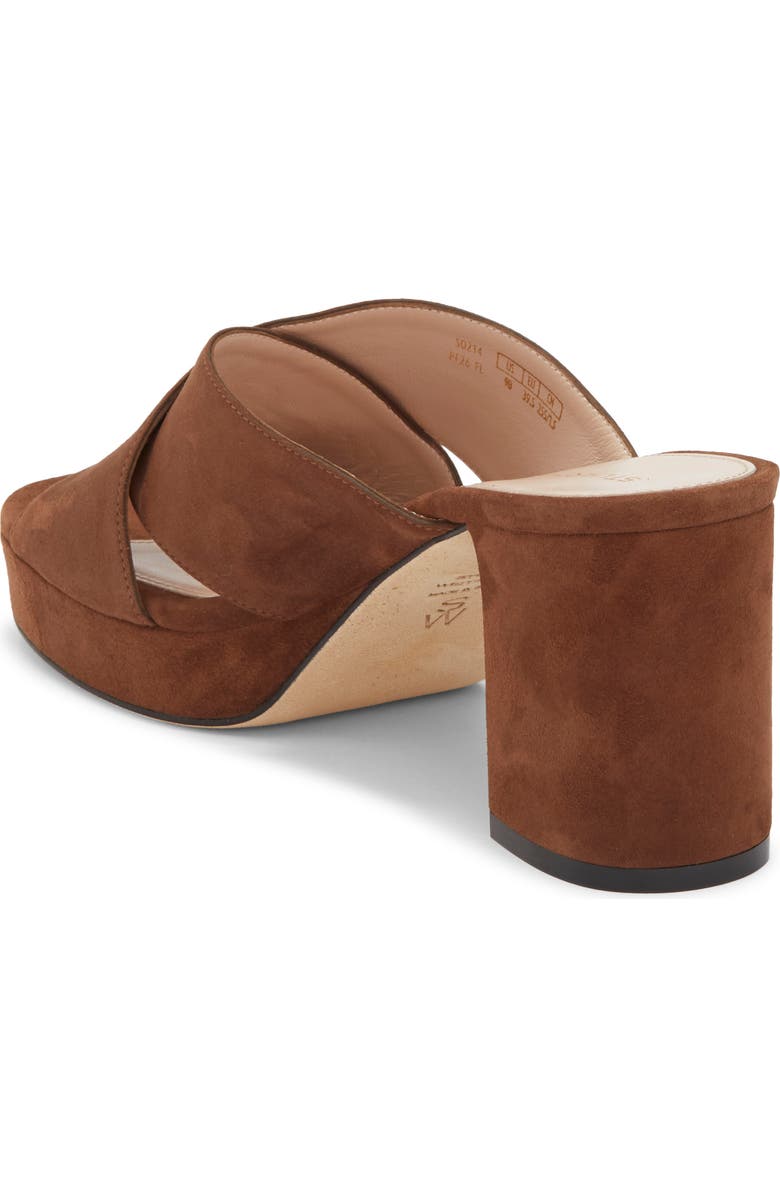 Stuart Weitzman <p>Dayna Platform Sandal (Women)</p>, Alternate, color, Cigar