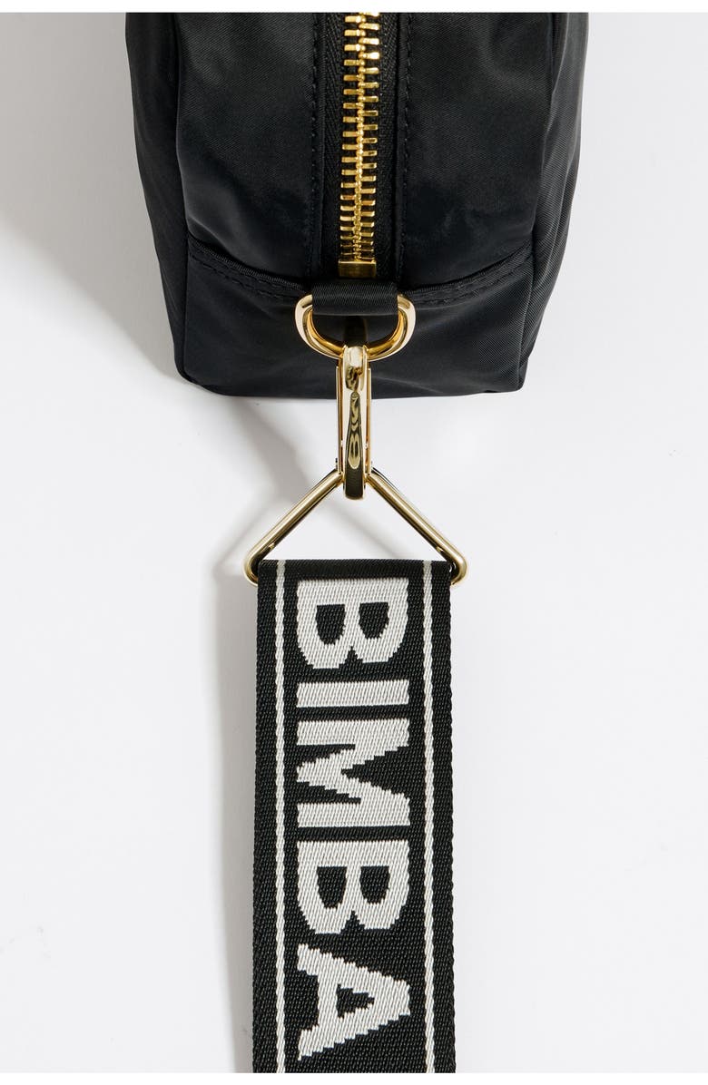 Bimba y Lola Crossbody Nylon Bag, Alternate, color, Black