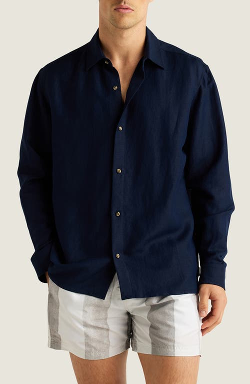 Auto-reply™ Andrew Linen Blend Button-up Shirt