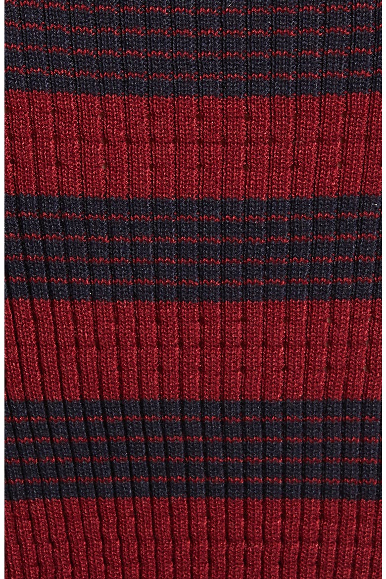 Striped Sweater, Alternate, color, BURGUNDY- NAVY STRIPE