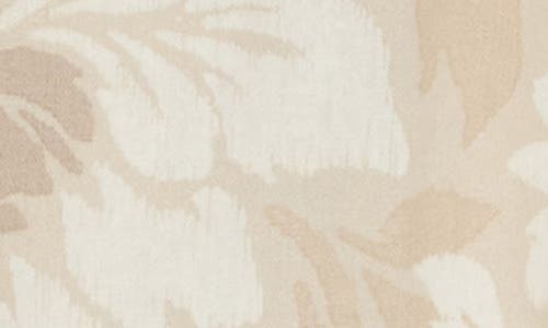 Ellen Tracy Flutter Sleeve Linen-blend Top In Gold