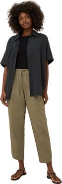 Pact Organic Cotton Coastal Double Gauze Tapered Pull-On Pant