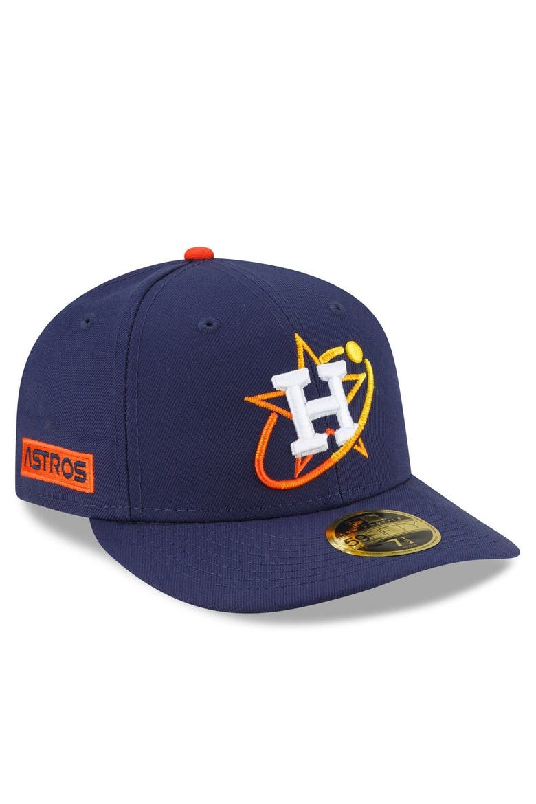 Men's New Era Navy Houston Astros 2022 City Connect Low Profile 59FIFTY Fitted Hat, Main, color, Navy