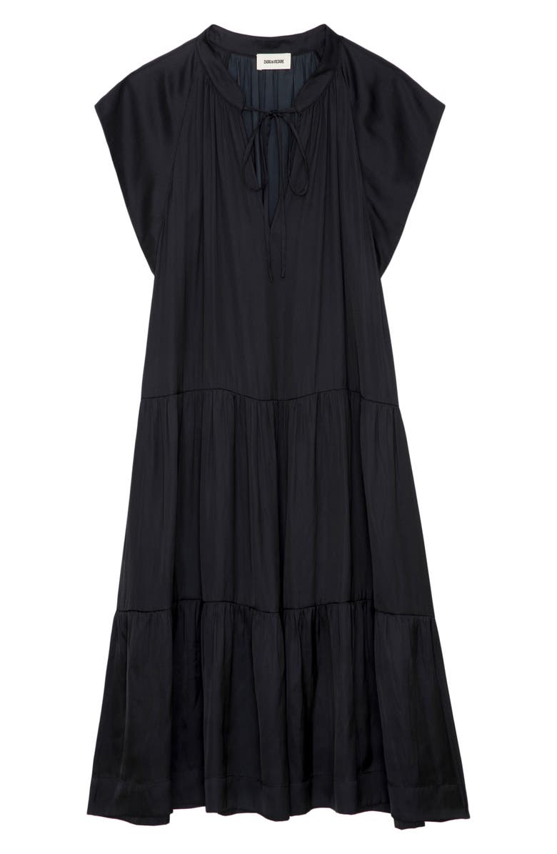 Zadig & Voltaire Rito Satin Shift Dress, Alternate, color, 
