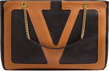 Valentino Garavani Medium Viva Superstar Leather Shopper