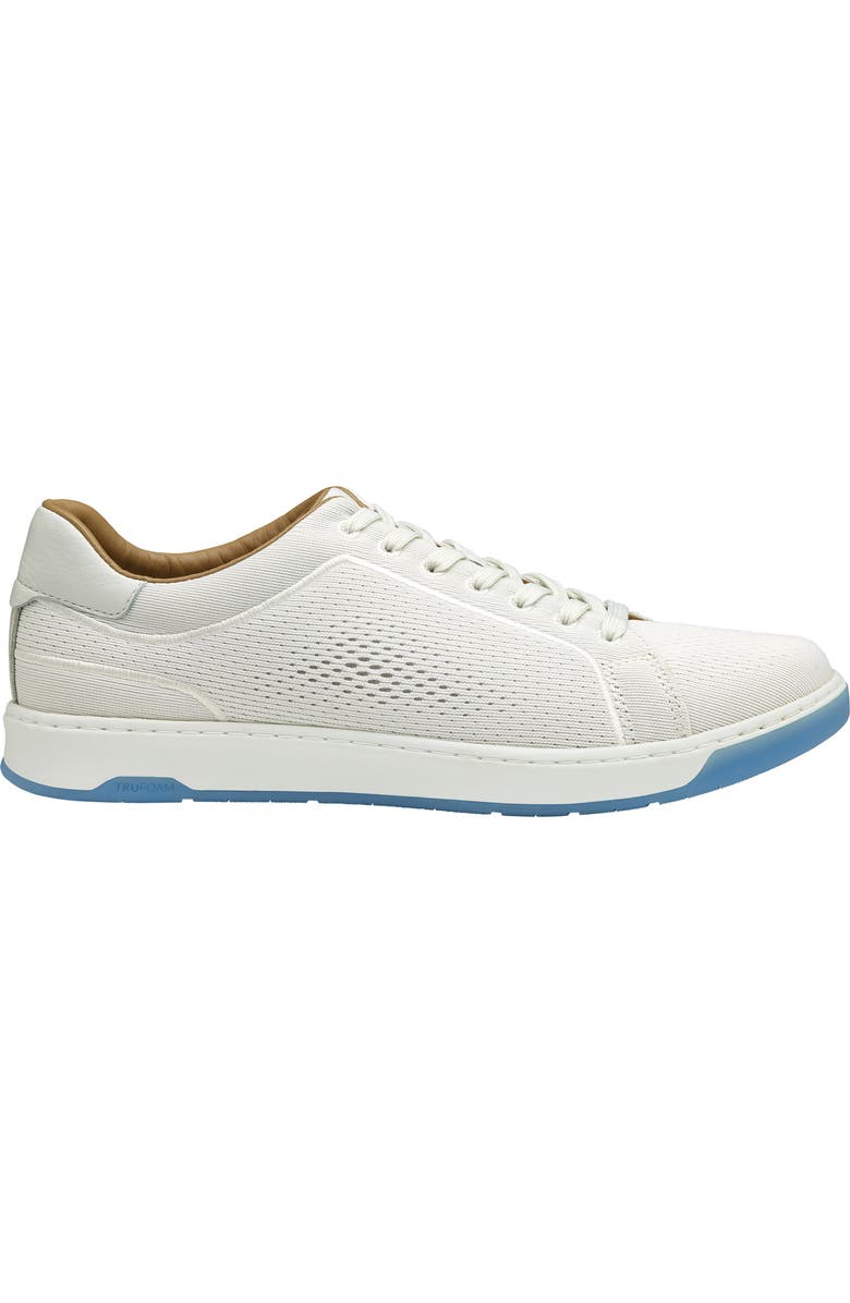 Johnston & Murphy Daxton Knit Sneaker, Alternate, color, White Knit