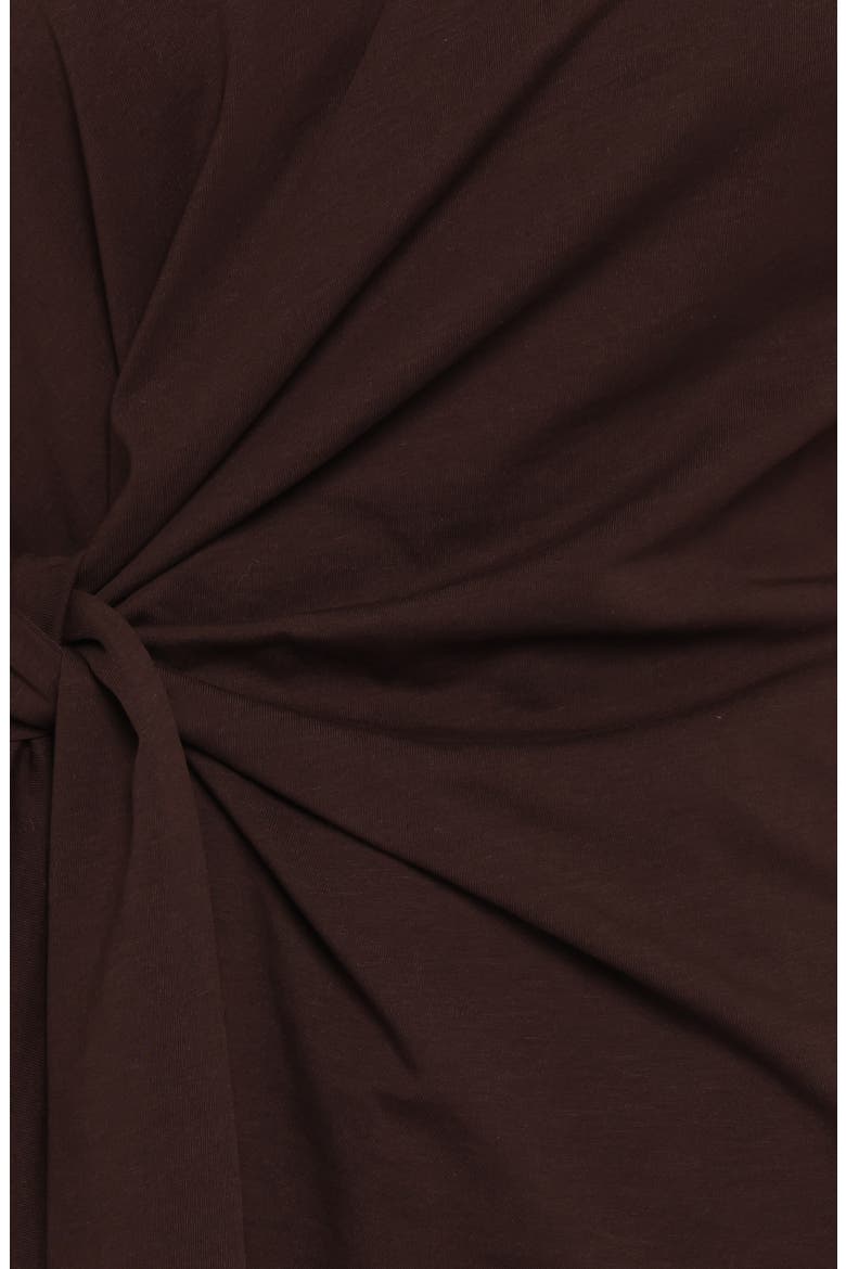 Devina Knot T-Shirt, Alternate, color, BROWN