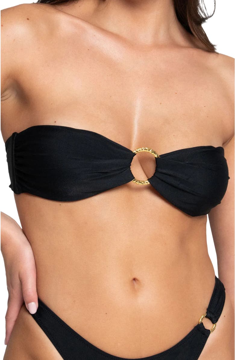 Bright Swimwear Hana Top, Main, color, Black