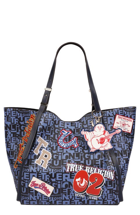 Multi Patch Graphic Tote