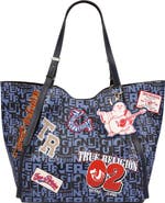 True Religion Multi Patch Graphic Tote