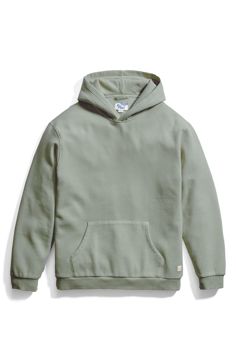 Marine Layer Cloud 9 Cotton Blend Fleece Hoodie, Alternate, color, Laurel Wreath