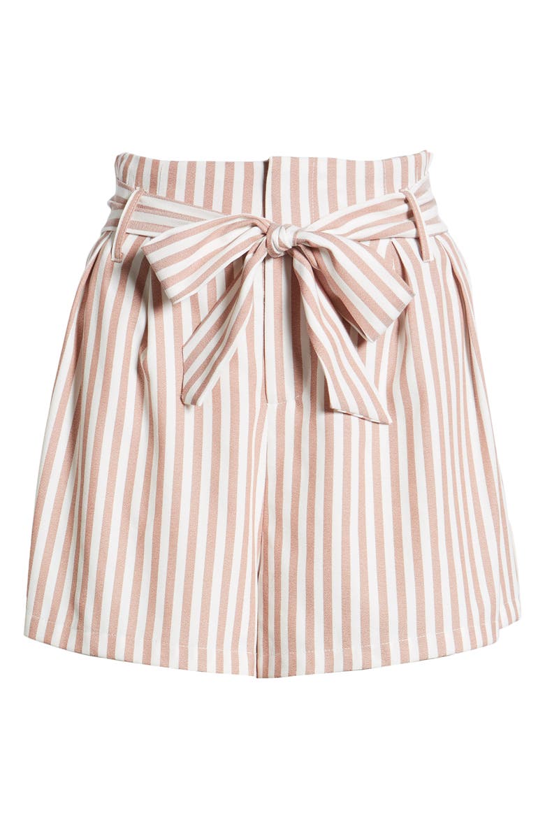 Bishop + Young Paperbag Waist Shorts, Alternate, color, 