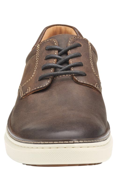 Johnston & Murphy Mcguffey 2 Plain Toe Derby In Brown Oiled Full Grain
