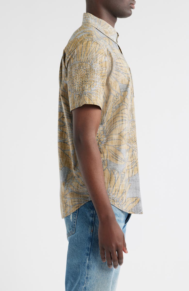 DARK SEAS Merle Button-Down Shirt, Alternate, color, Black