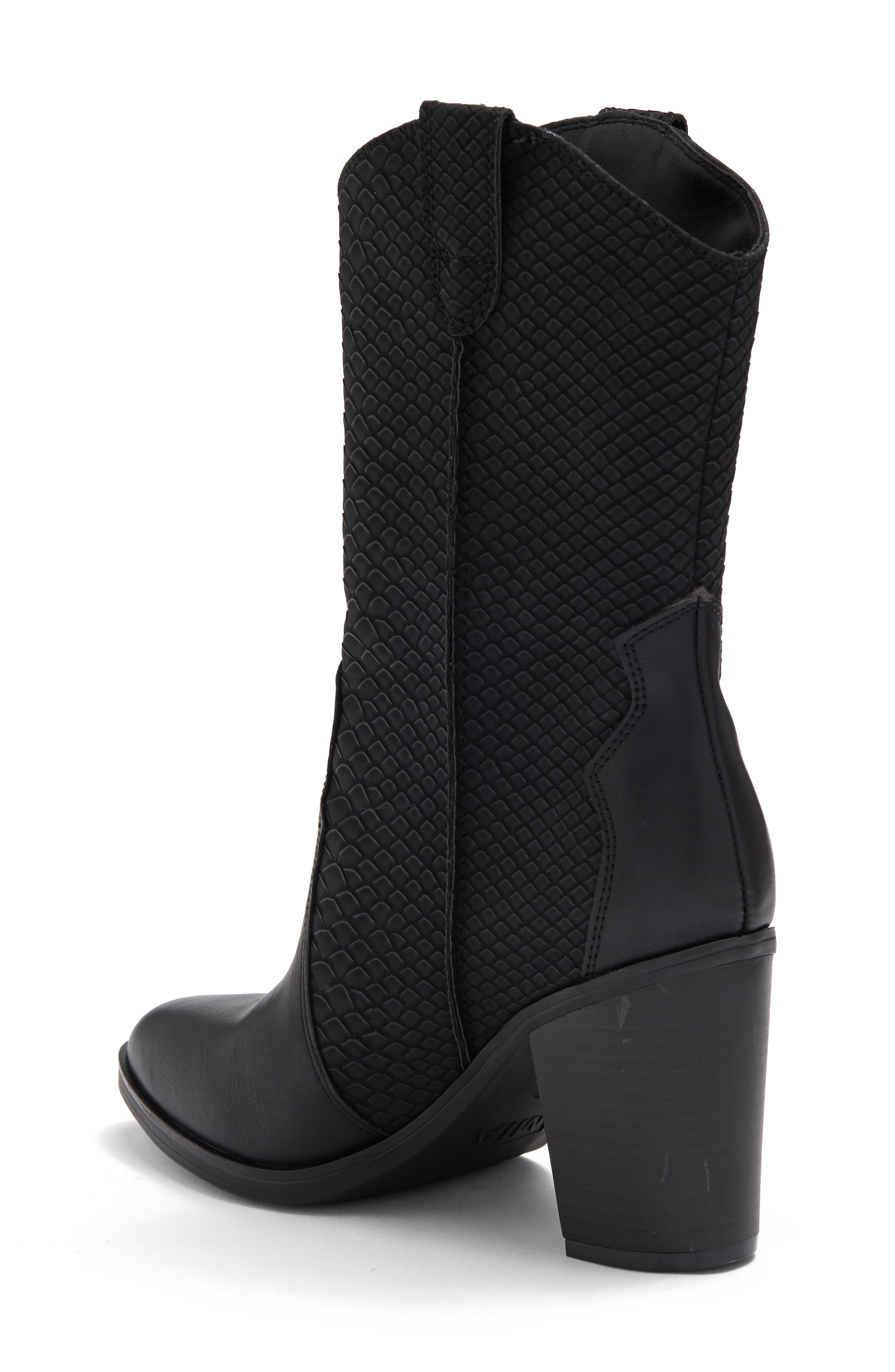 MIA Cindy Embossed Western Cowboy Boot, Alternate, color, 