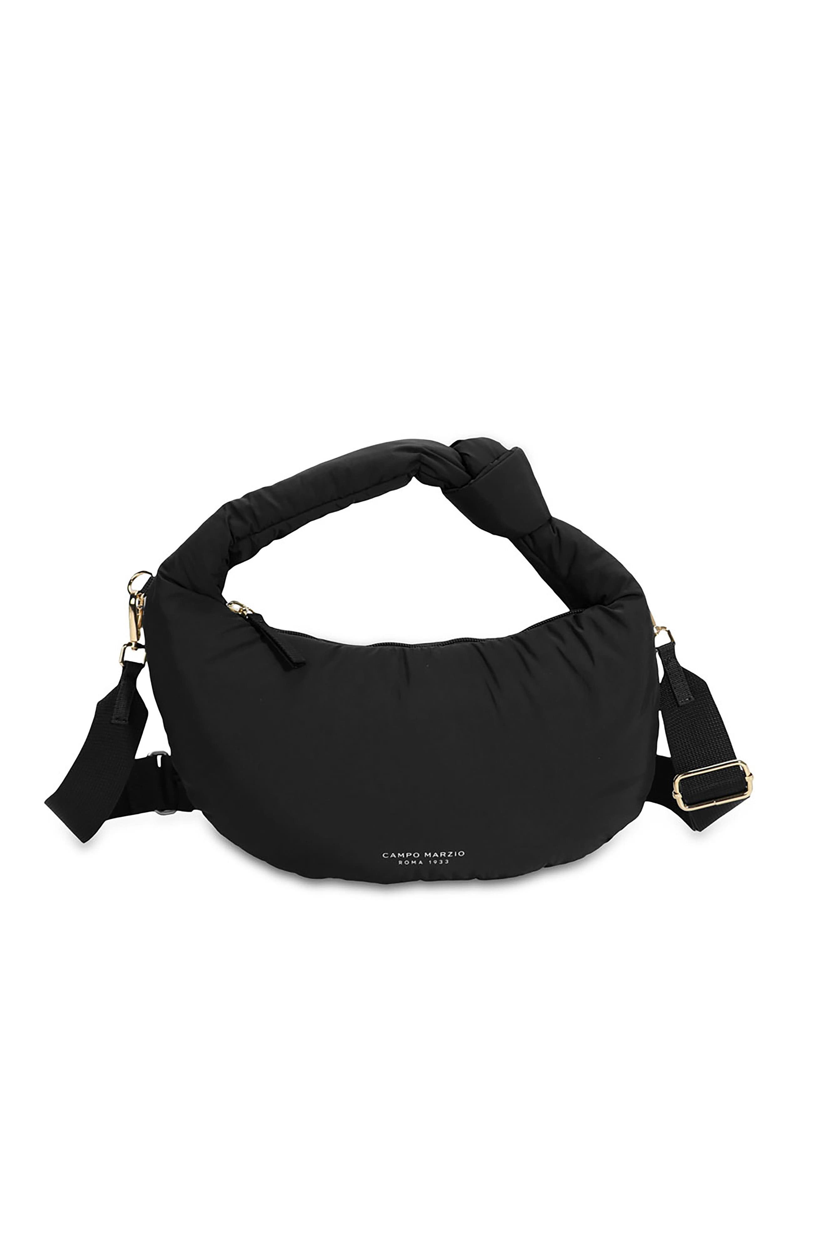 Thunder Ultra Lightweight Soft Handbag With Adjustable Shoulder Strap, Main, color, BLACK