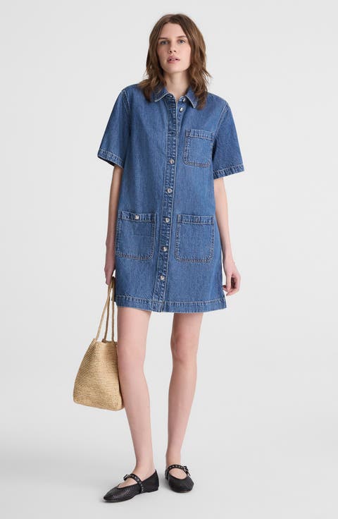 Denim Minidress
