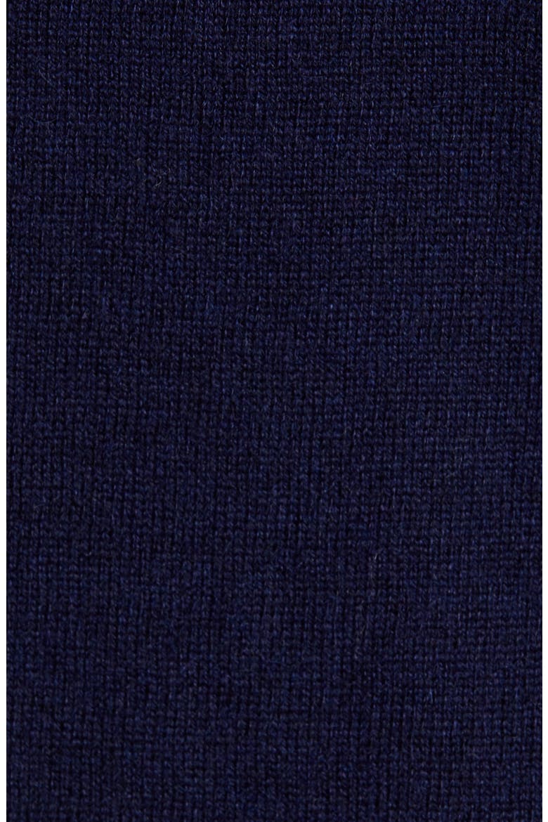 Cashmere Full Zip Hoodie, Alternate, color, NAVY