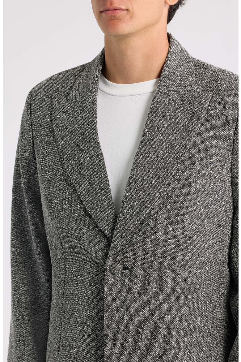 Melange Blazer, Alternate, color, BLANC DE BLANC